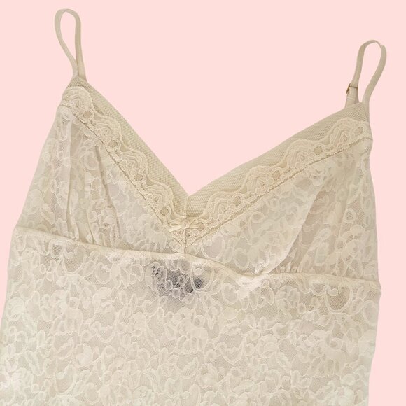 Victoria's Secret White Lace Slip - Picture 3 of 5